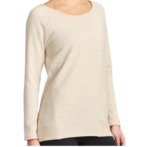 Athleta Tops - Athleta Studio CYA Sweatshirt in Oatmeal